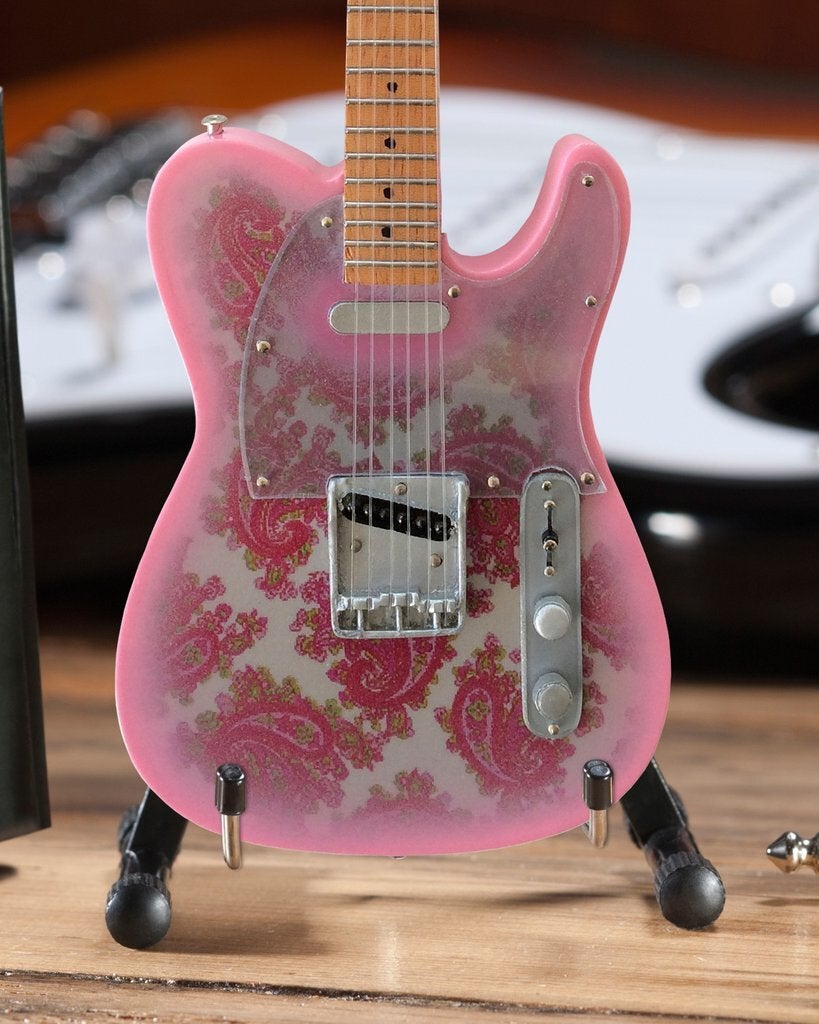 Fender™ Miniature Pink Paisley Telecaster™ Guitar Replica